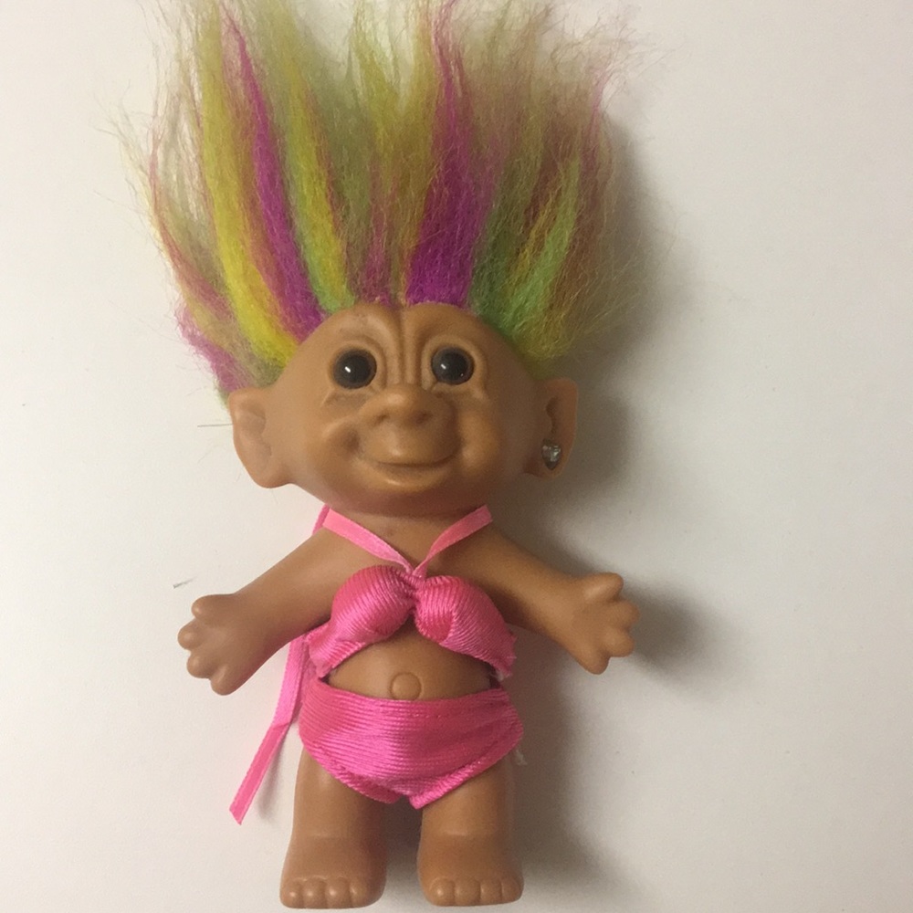 Vintage collectible troll doll